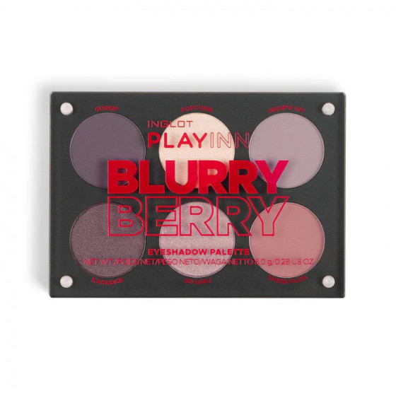 Inglot Playinn Eyeshadow Palette - Blurry Berry