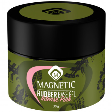 Magnetic Rubberbase Gel - Intense Pink 30 gram