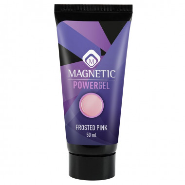 Magnetic PowerGel Frosted Pink Tube 50 gram