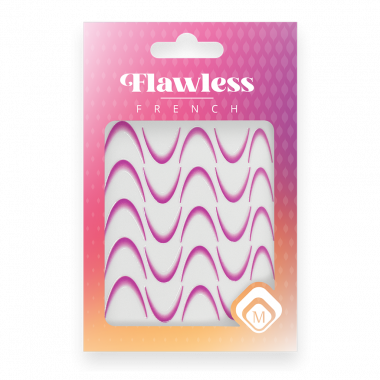 Magnetic Flawless French Sticker Pink