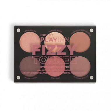 Inglot Playinn Eyeshadow Palette - Fizzy Toffee