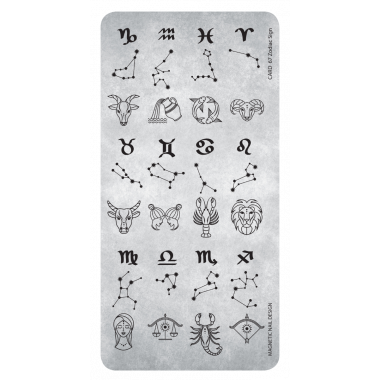 Magnetic Stamping Plate 67 - Zodiac