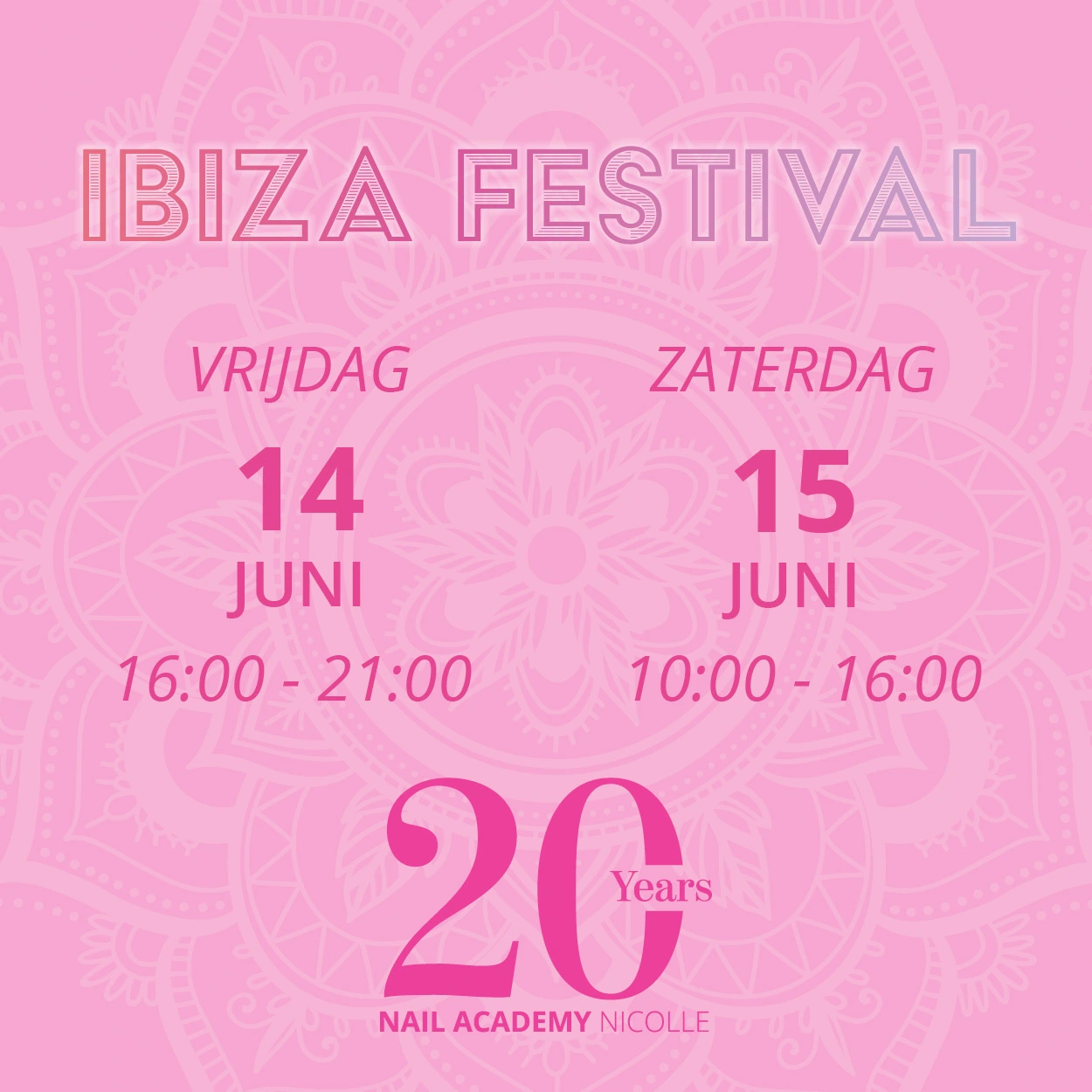 Ibiza Nail Event - 20 jaar Nail Academy Nicolle